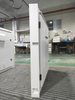 White Arc-shaped Led Display Cabinet
