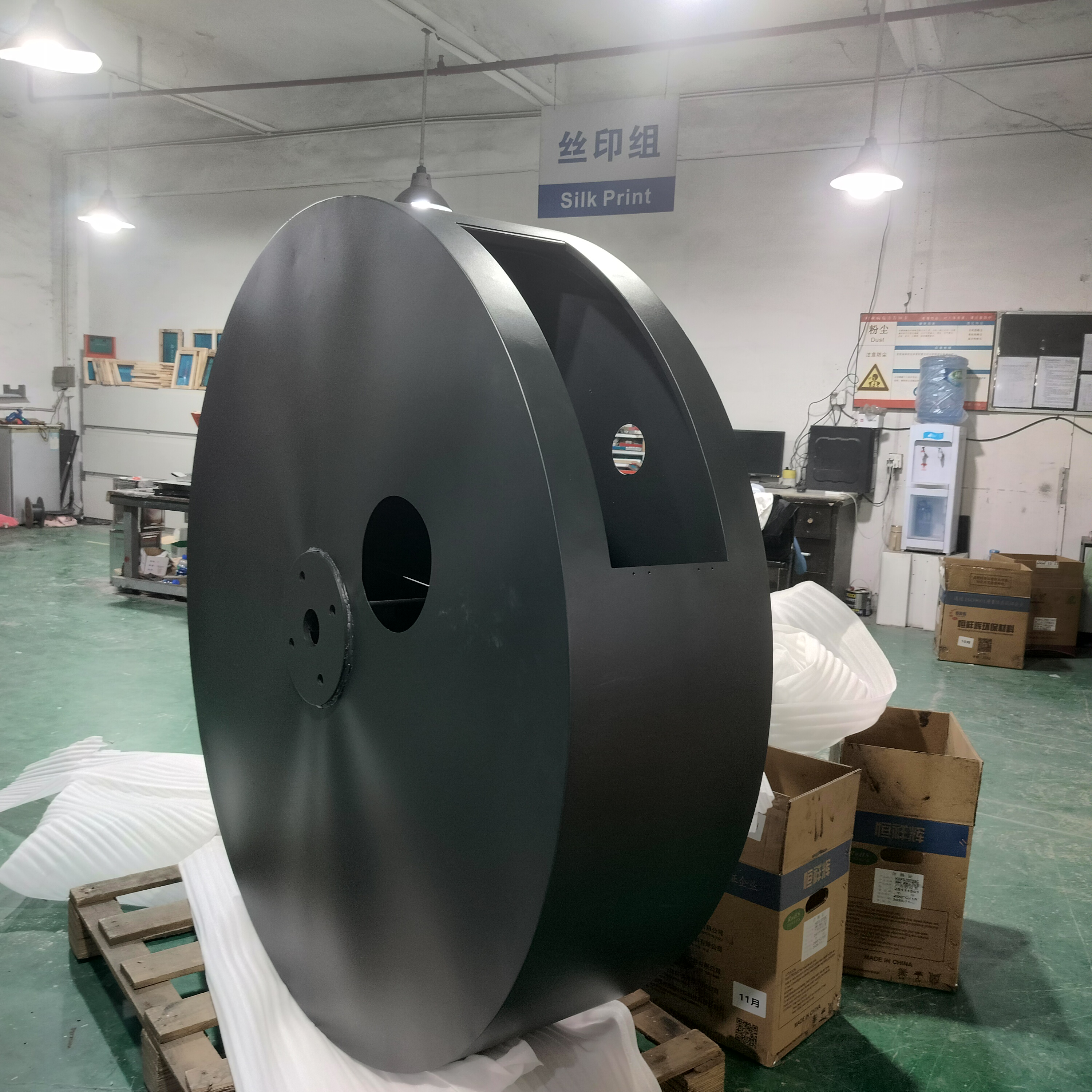 Rotating Cube LED Display Frame