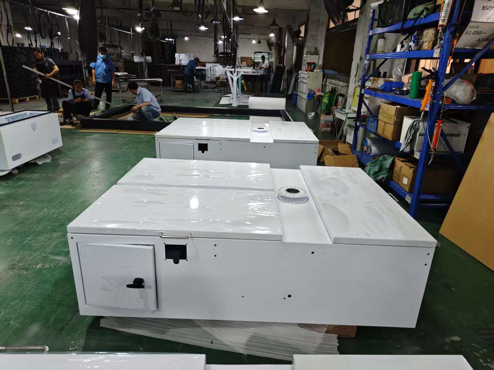 Custom Solar Trailer Cabinet