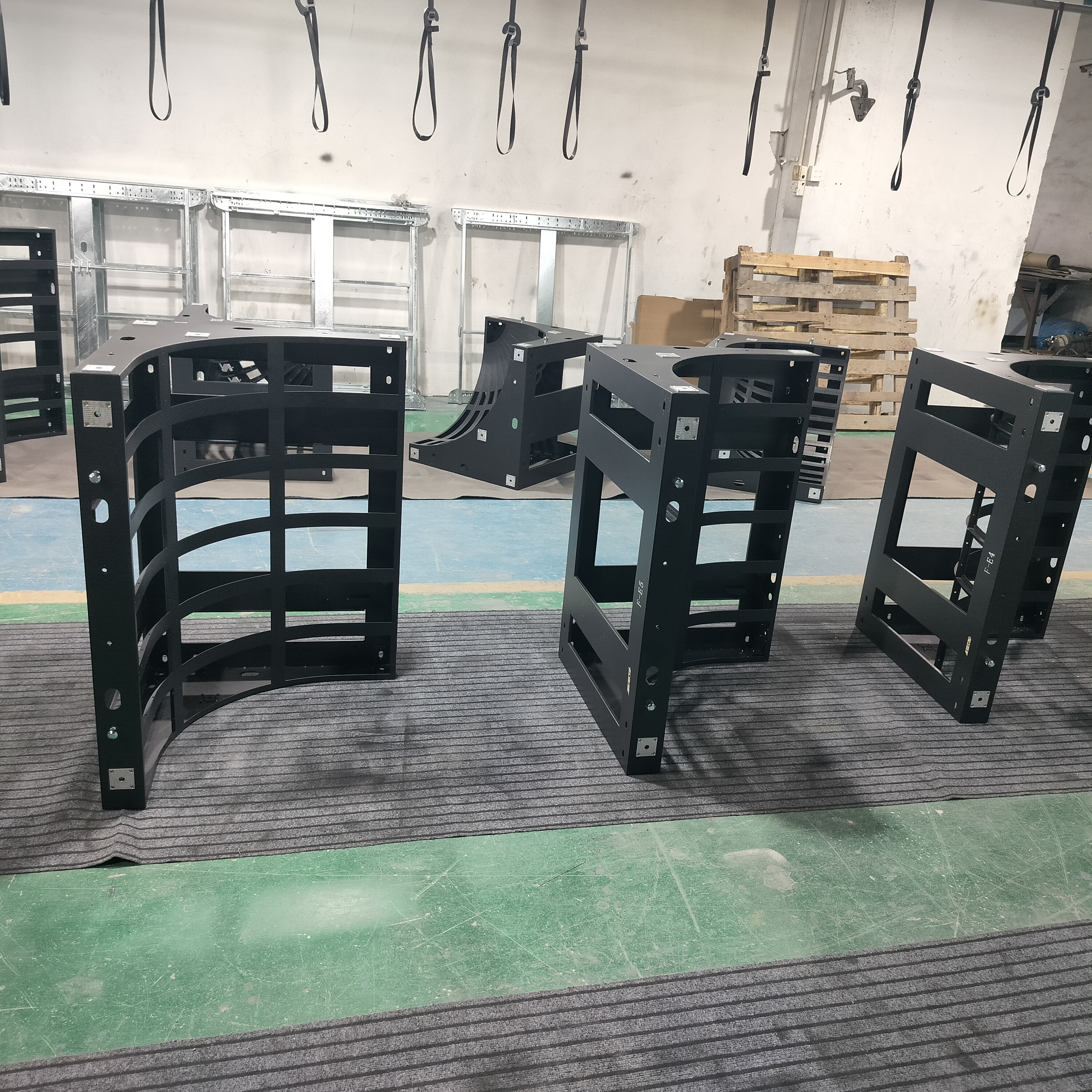 Custom Curved LED Cabinet Structure