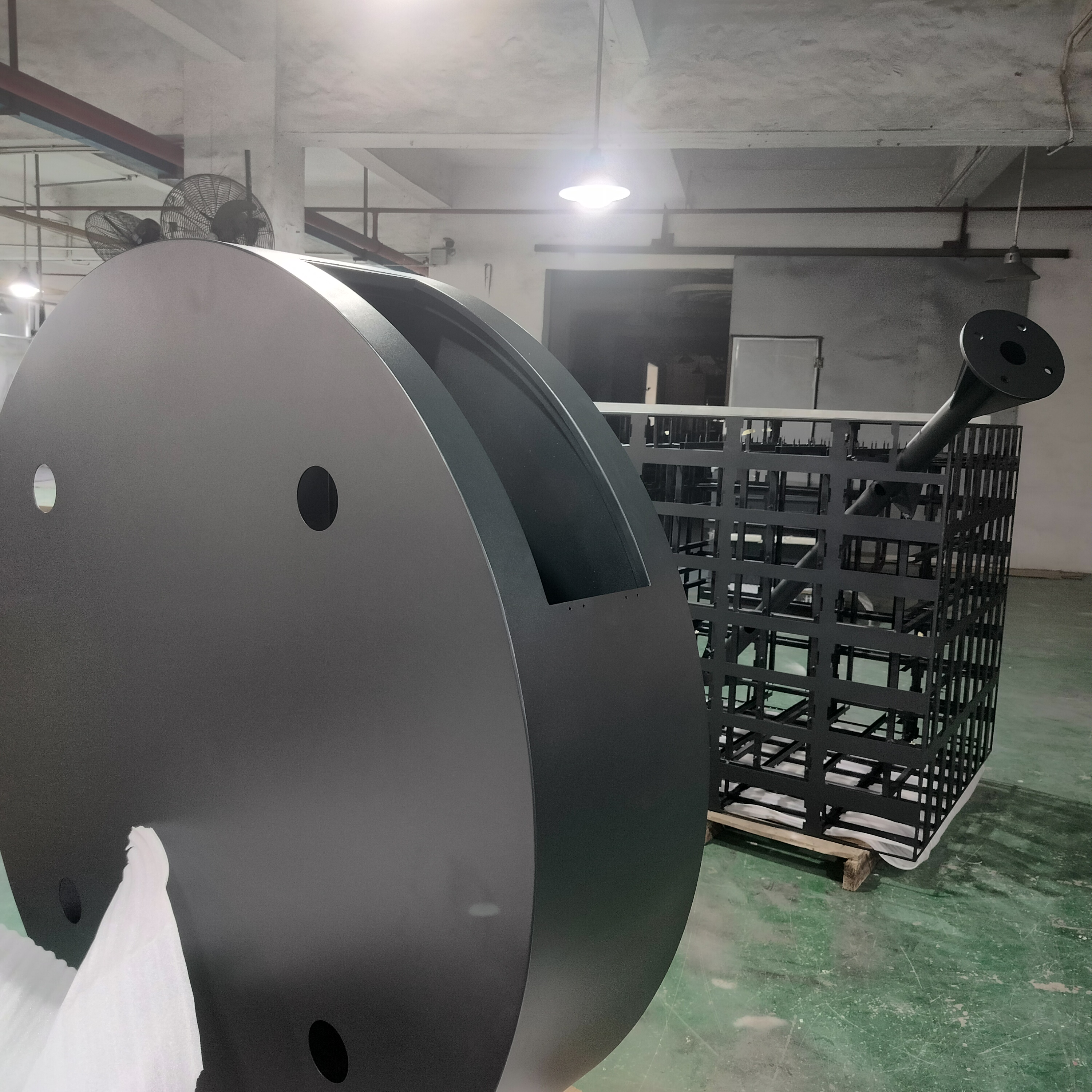 Rotating Cube LED Display Frame