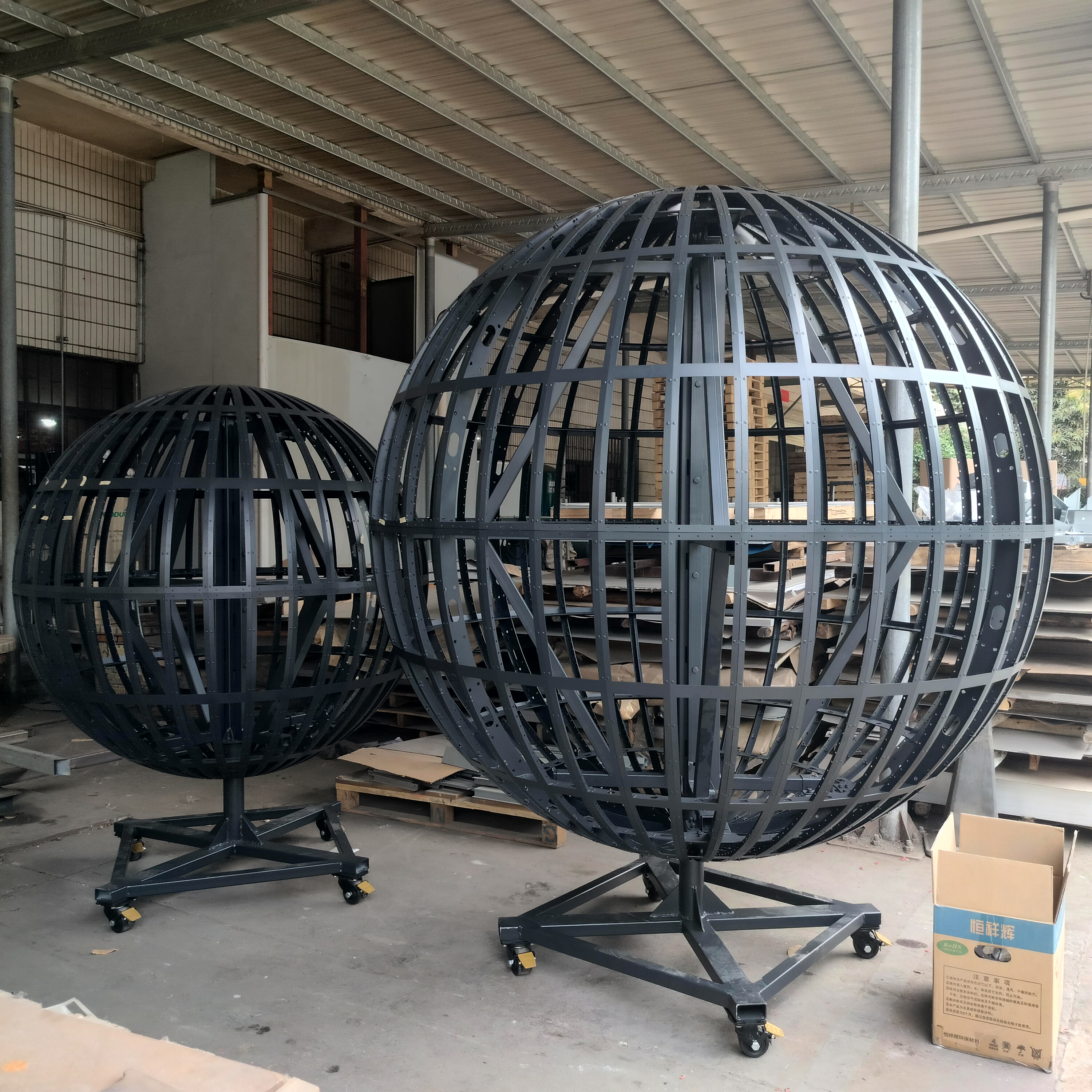 Outdoor Spherical LED Display Frame Structure
