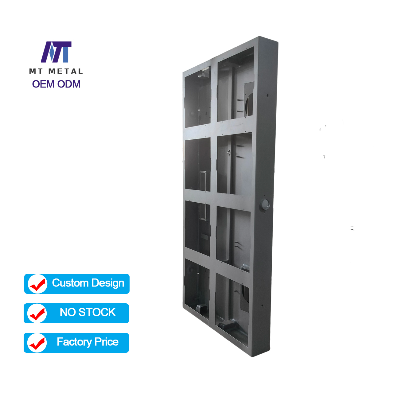 Welded Aluminum Frame with Corrosion Resistant Coating IP65 Waterproof LED Display Cabinet
