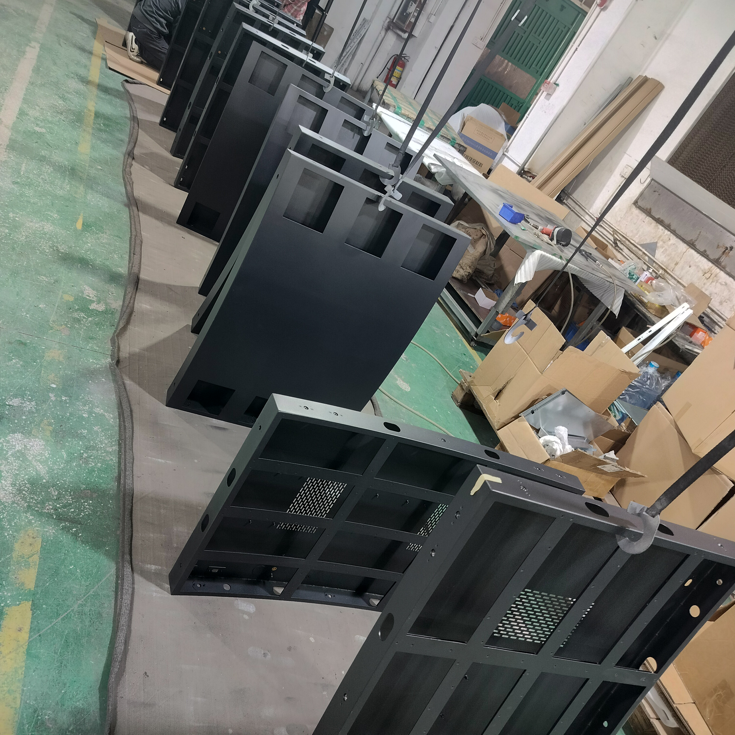 Curved LED Display Cabinet