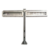 Bus Station Information Display Metal Case with Pole