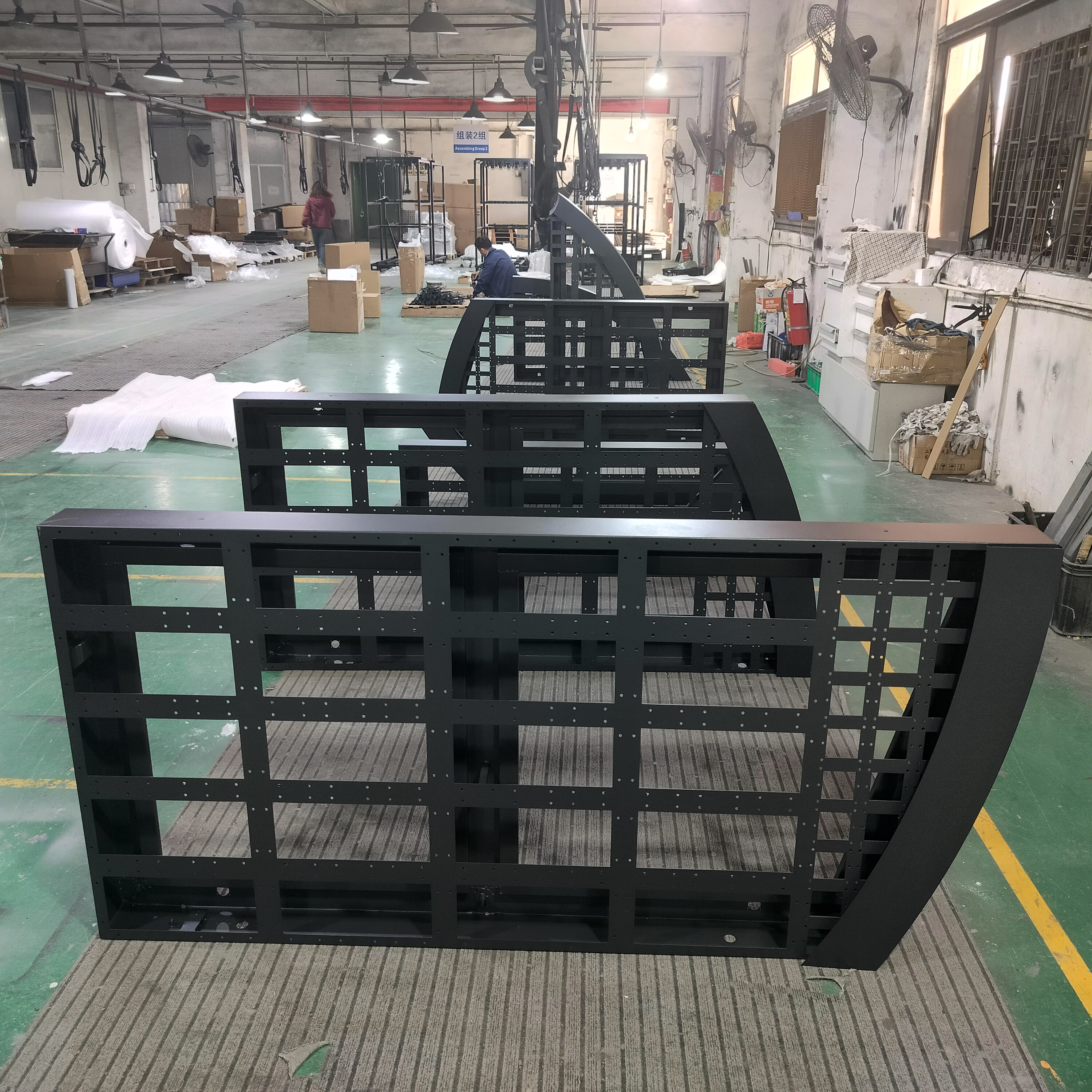 Weatherproof LED Display Cabinet Aluminum Frame