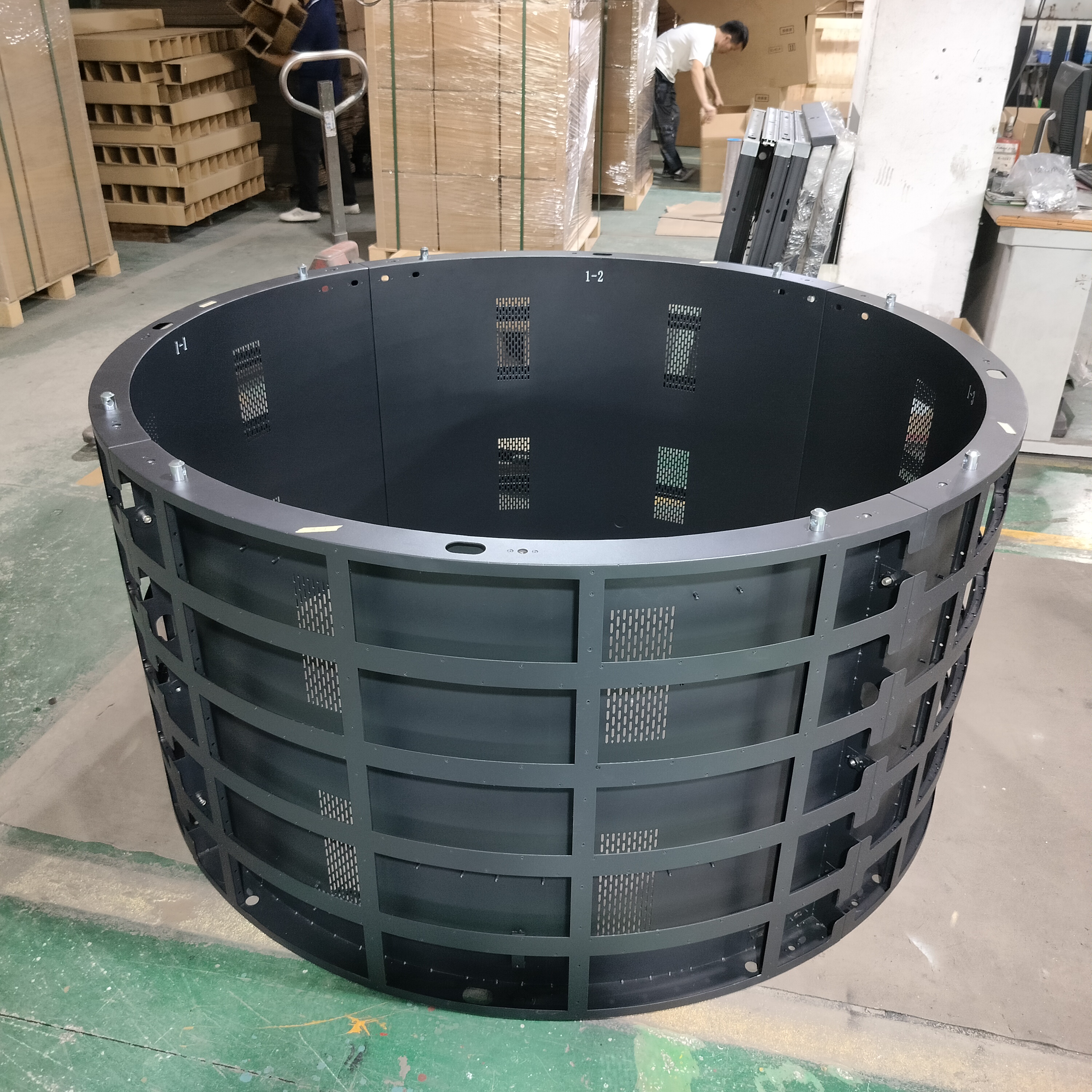 Curved Cabinet for Cylindrical LED Displays