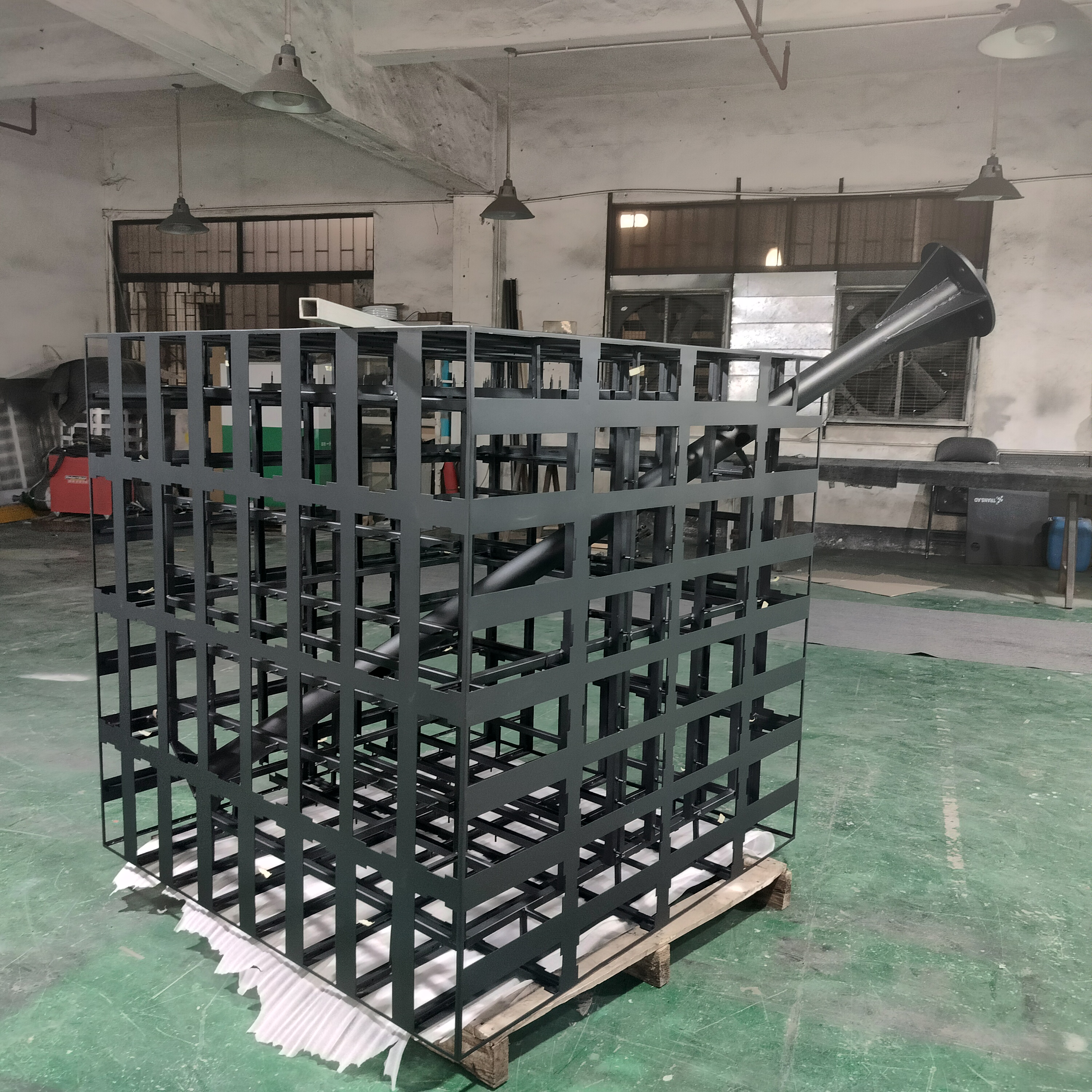 Rotating Cube LED Display Frame