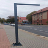 Bus Station Information Display Metal Case with Pole