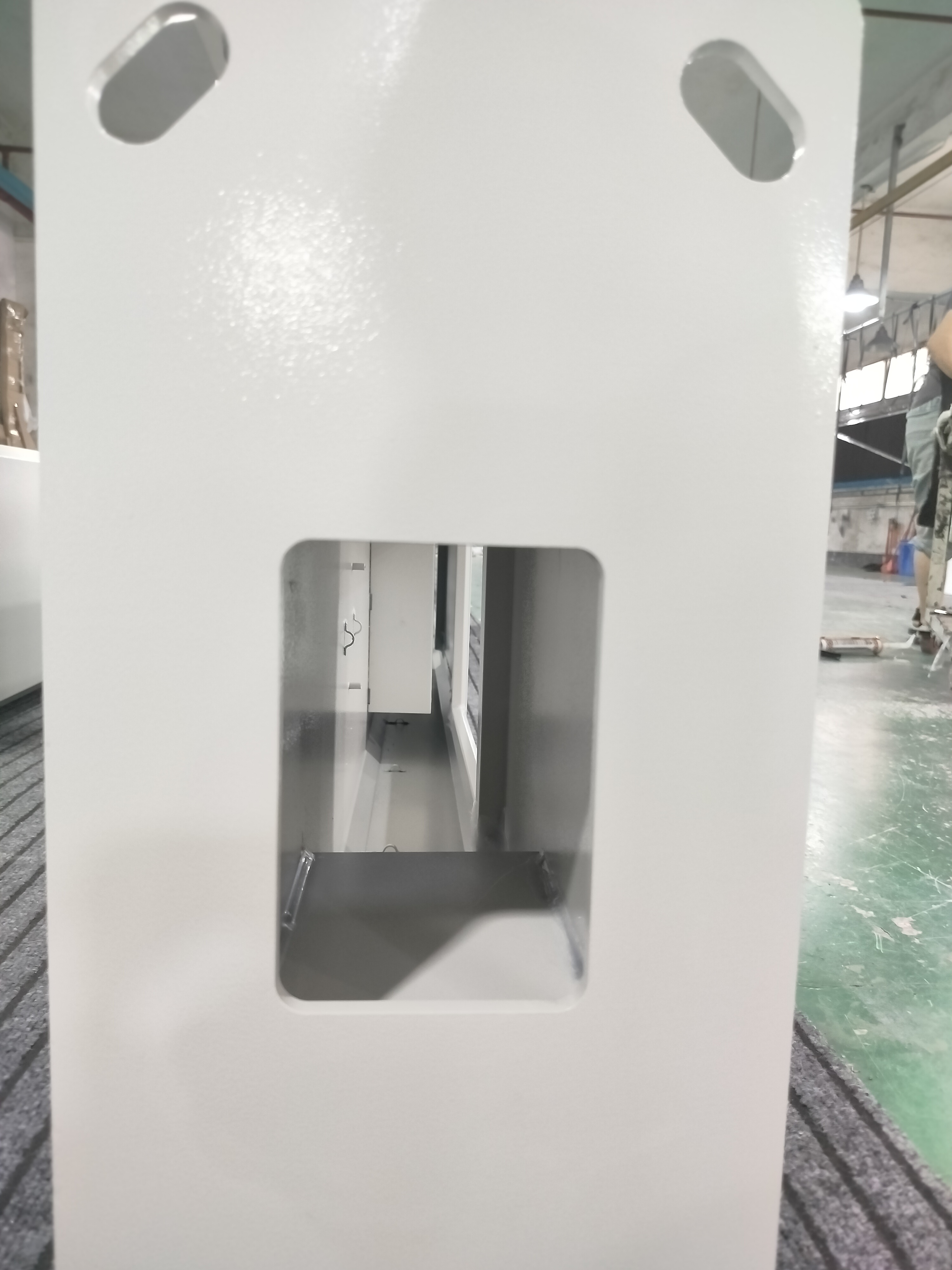 Sheet Metal Enclosure Fabricator Two Unit Integrated Frame for Traffic Signal Lights