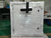 White Arc-shaped Led Display Cabinet