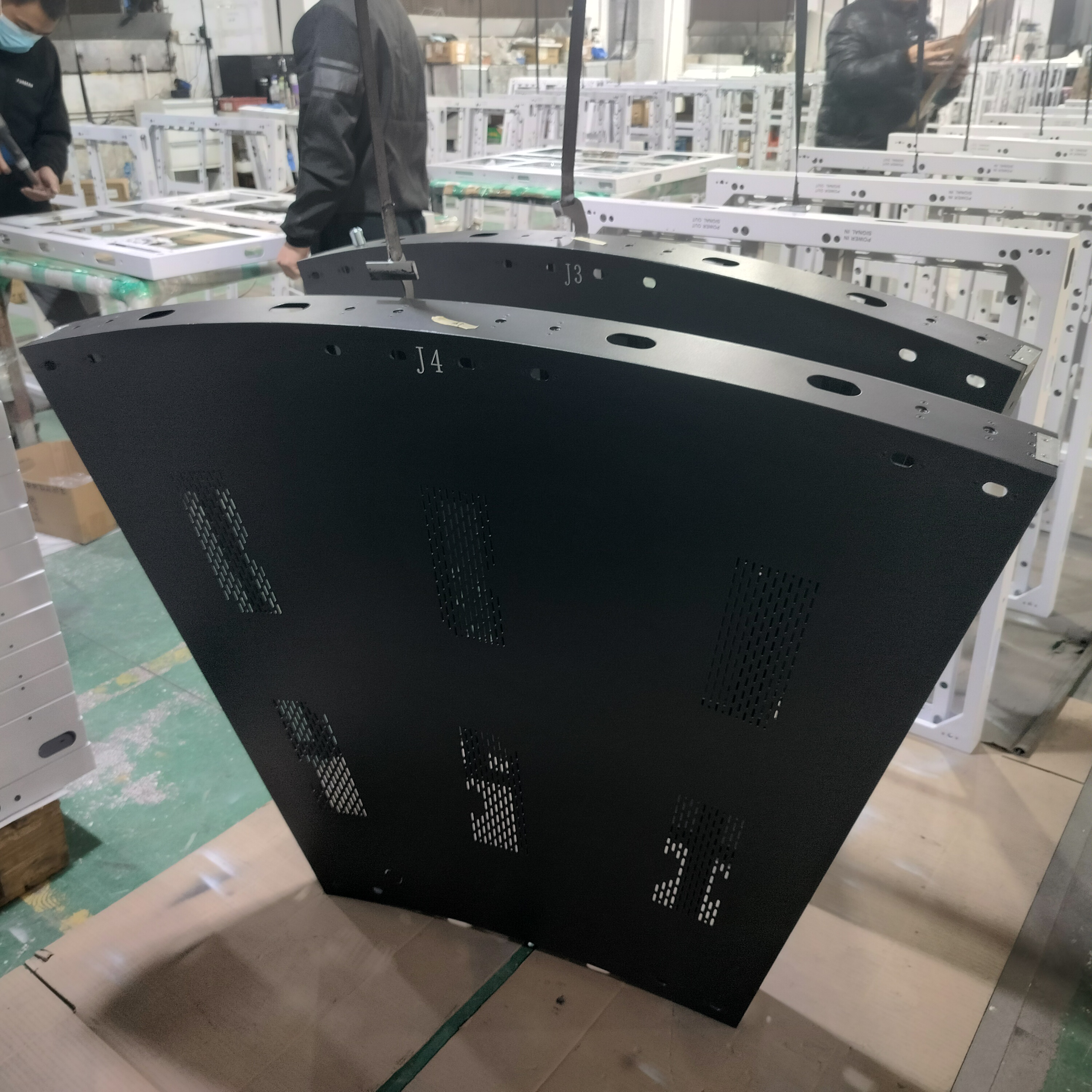 Arc-Shaped LED Display Panel Cabinet