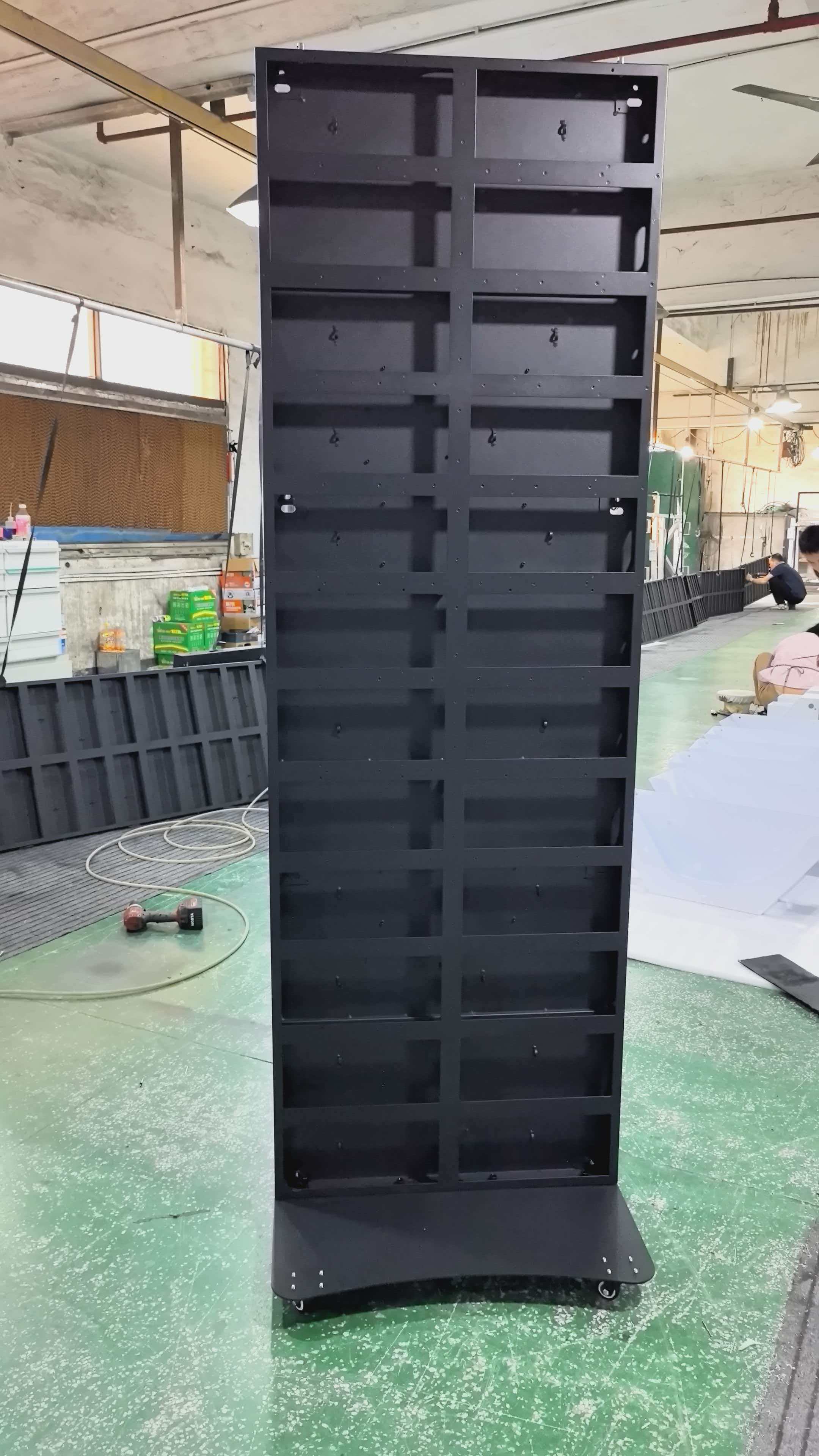 Custom Floor Standing LED Display Cabinet