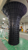 Custom Tree Shape LED Display Cabinet Outdoor Digital Signage Steel Structure